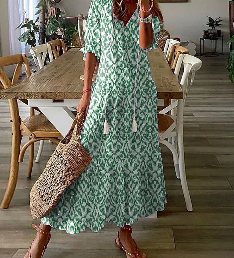 Fallon - Boho Tummy Coverage Dress