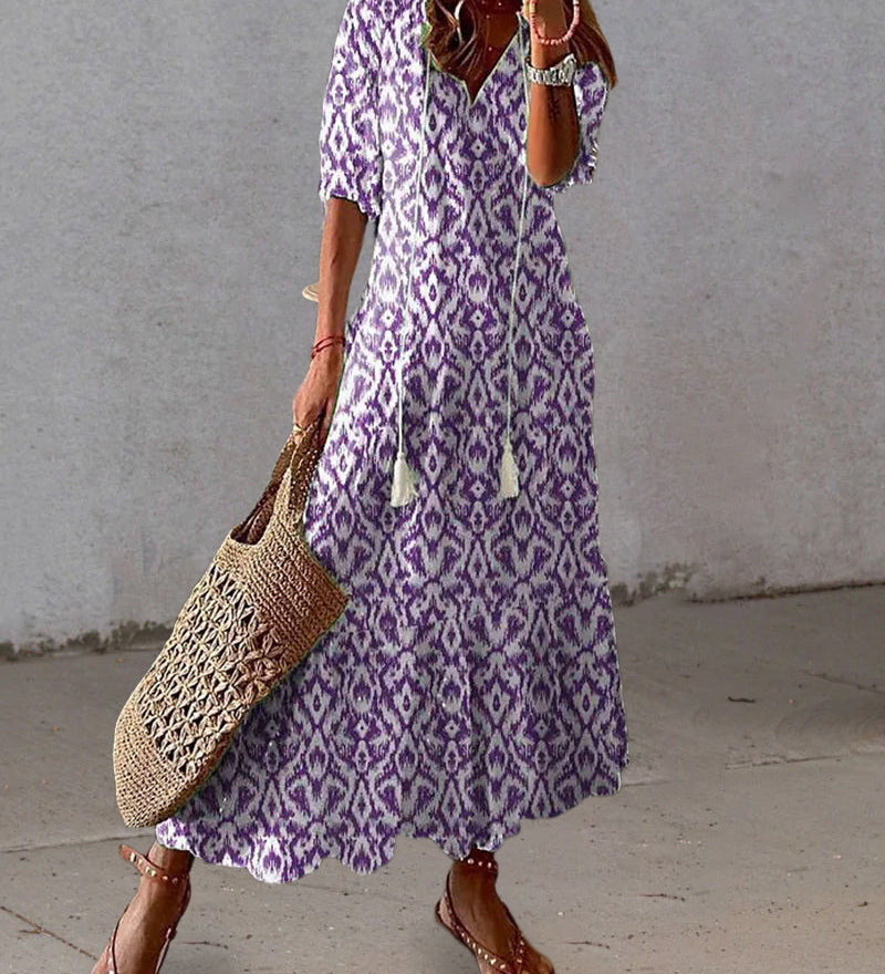 Fallon - Boho Tummy Coverage Dress