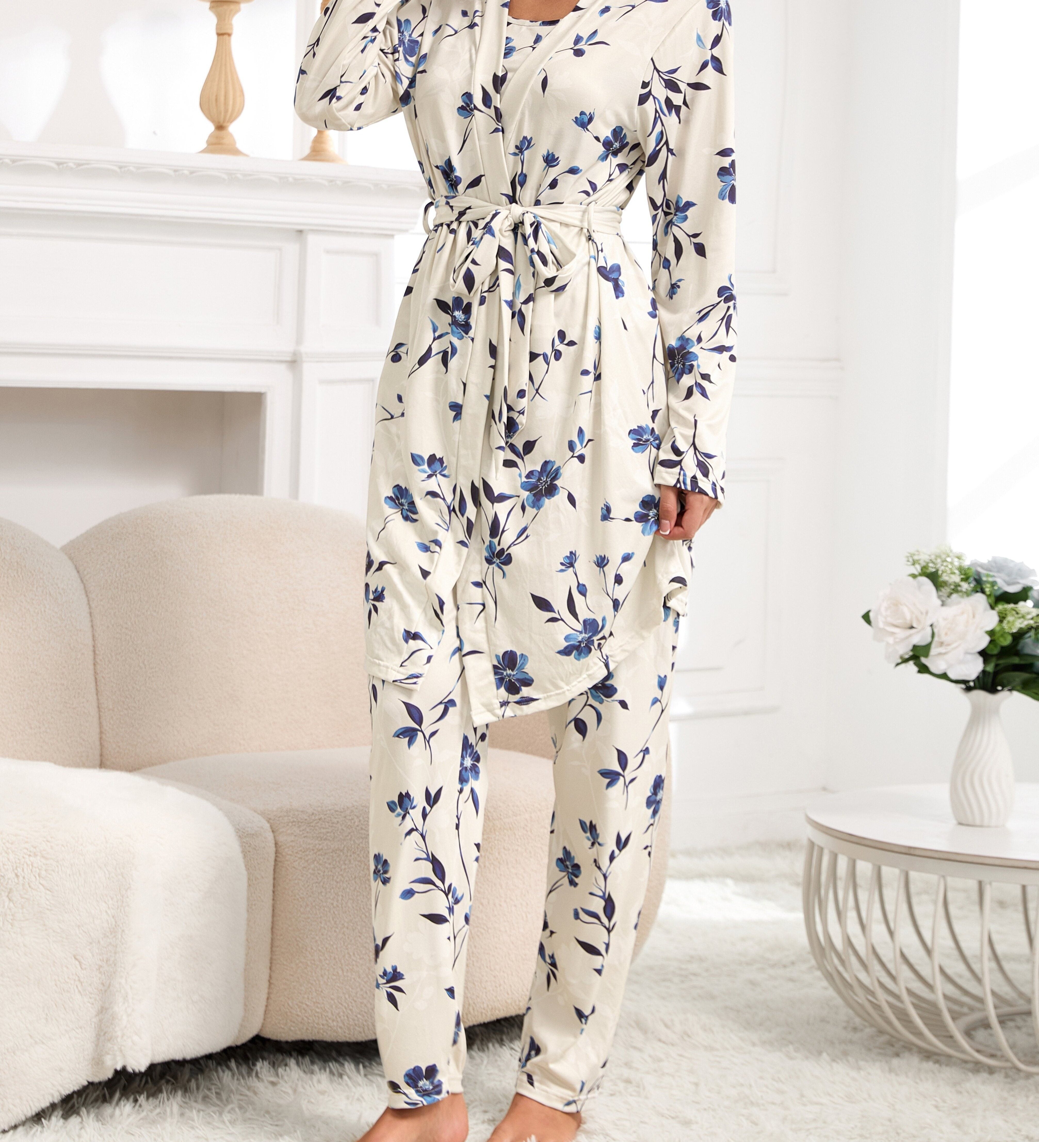 Kathy | Women Vintage Floral Pajama Set