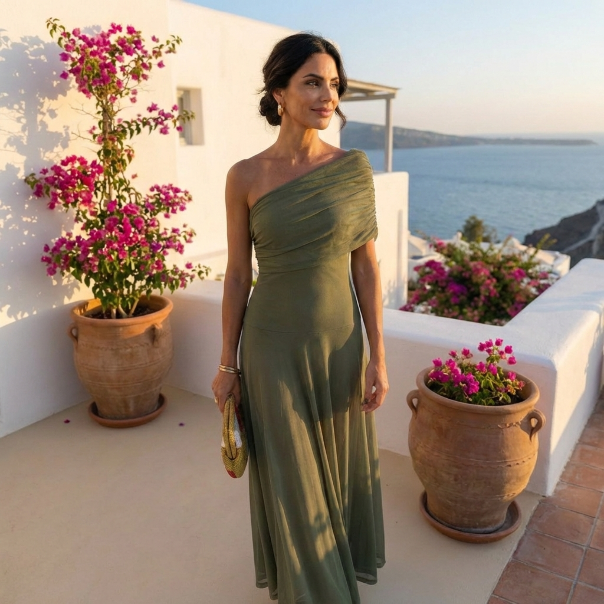 Uma | Elegant Flowy Maxi Dress