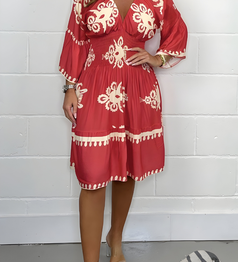 Mila - Flattering Knee Length Dress