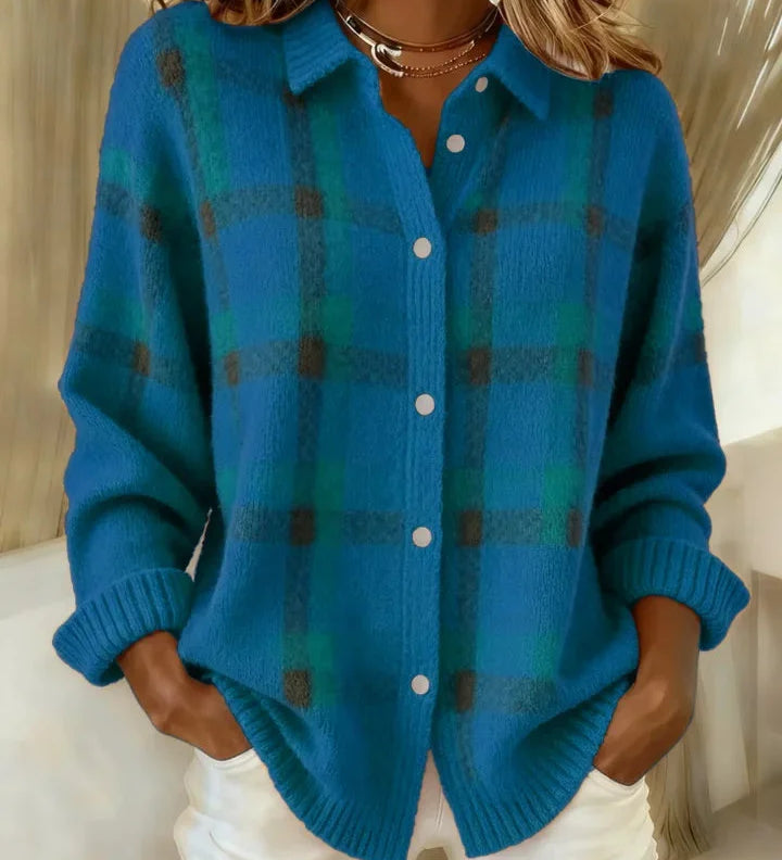 Brinovelle - Chic and Cozy Checkered Vest