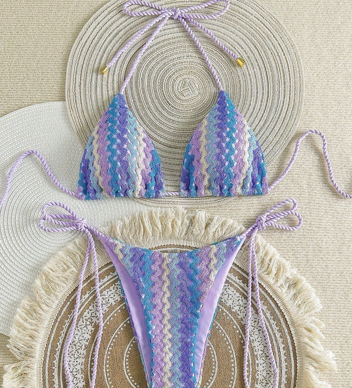Grace | Crochet Look Triangle Bikini