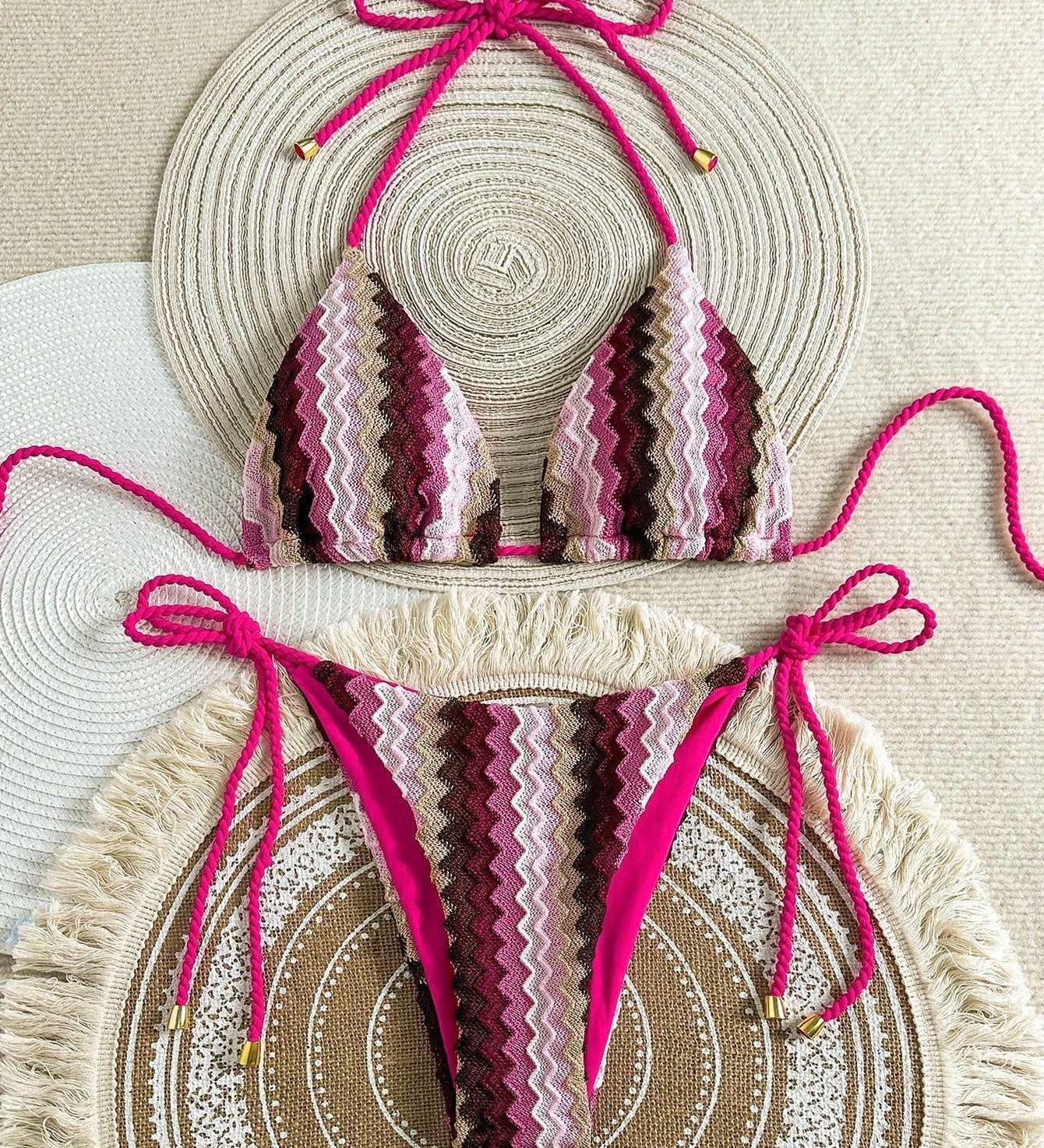 Grace | Crochet Look Triangle Bikini