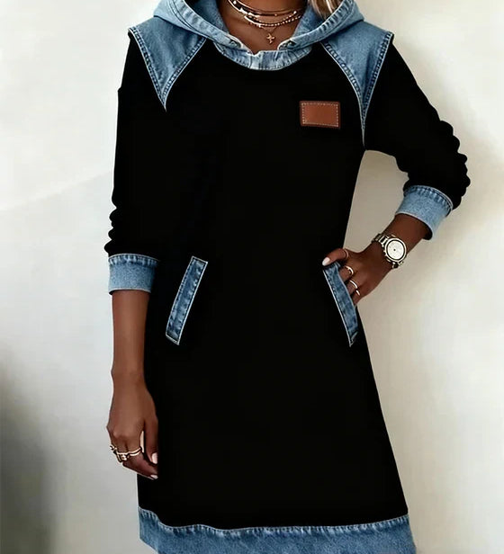 Lunariae – Casual Winter Hoodie Dress