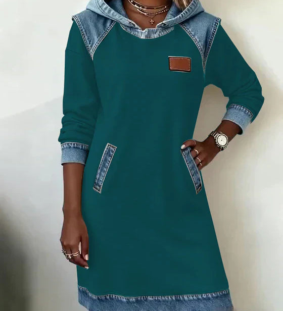Lunariae – Casual Winter Hoodie Dress