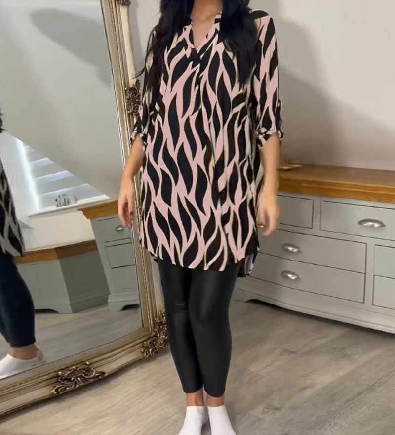 ALEXANDRA™ | Women Printed Loose-Fit Top