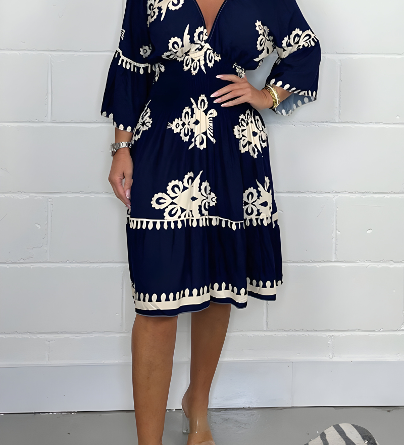 Mila - Flattering Knee Length Dress