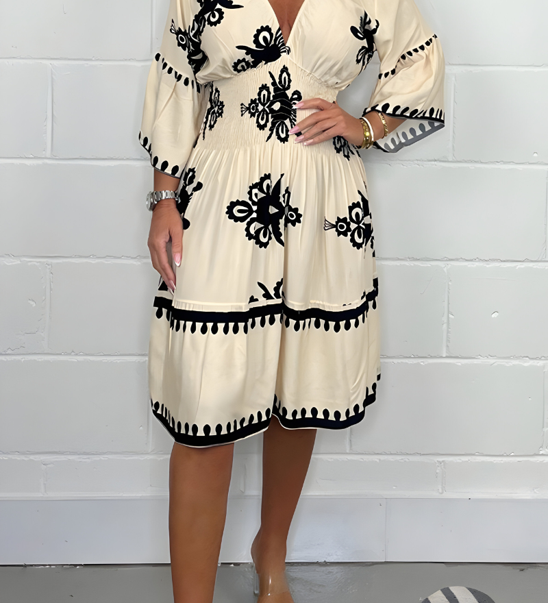 Mila - Flattering Knee Length Dress