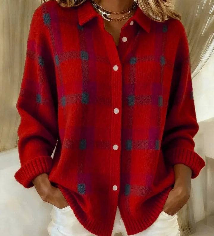 Brinovelle - Chic and Cozy Checkered Vest