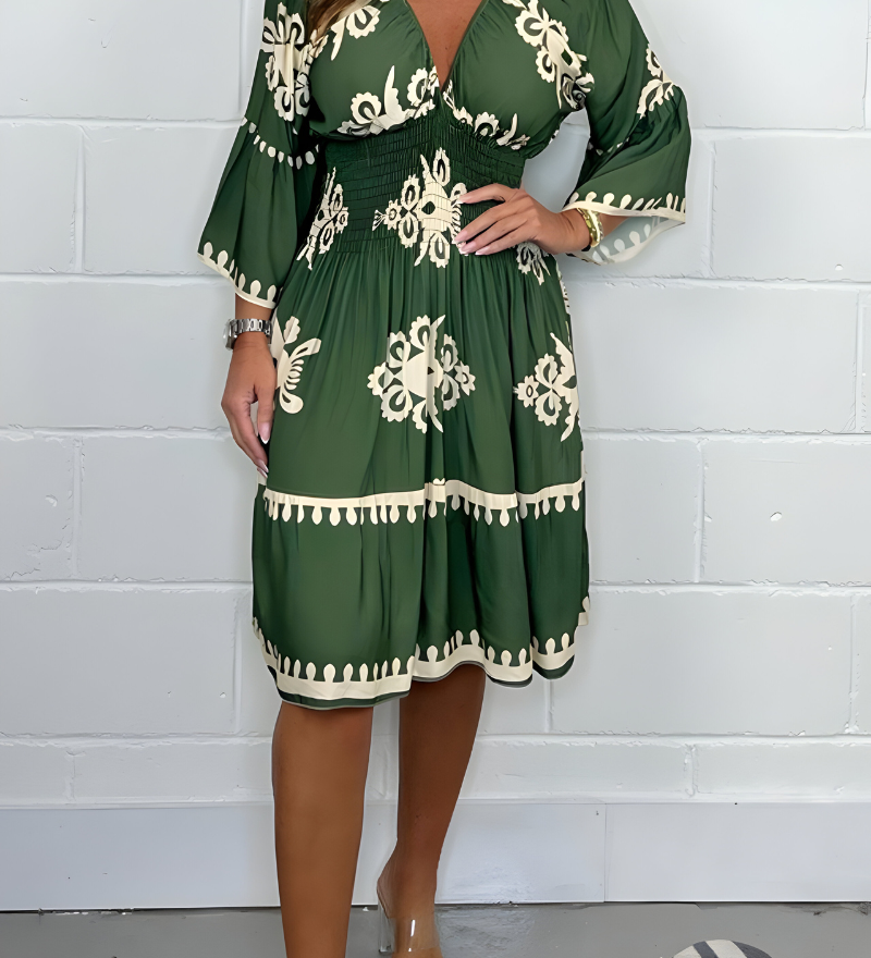 Mila - Flattering Knee Length Dress