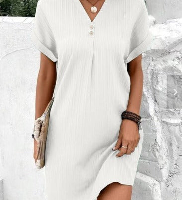 Uma – V-Neck Layered Dress