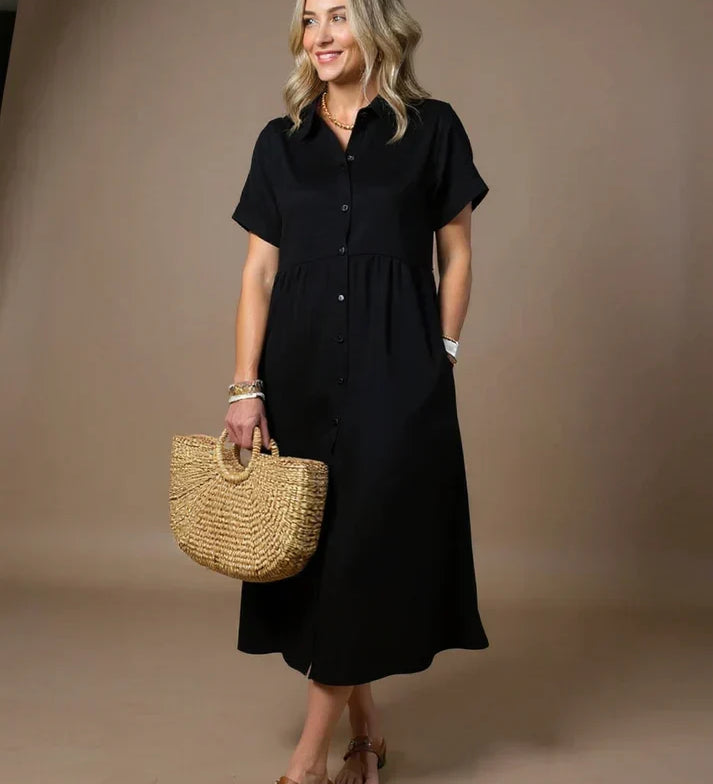 Yonika - Chic Striped Dress