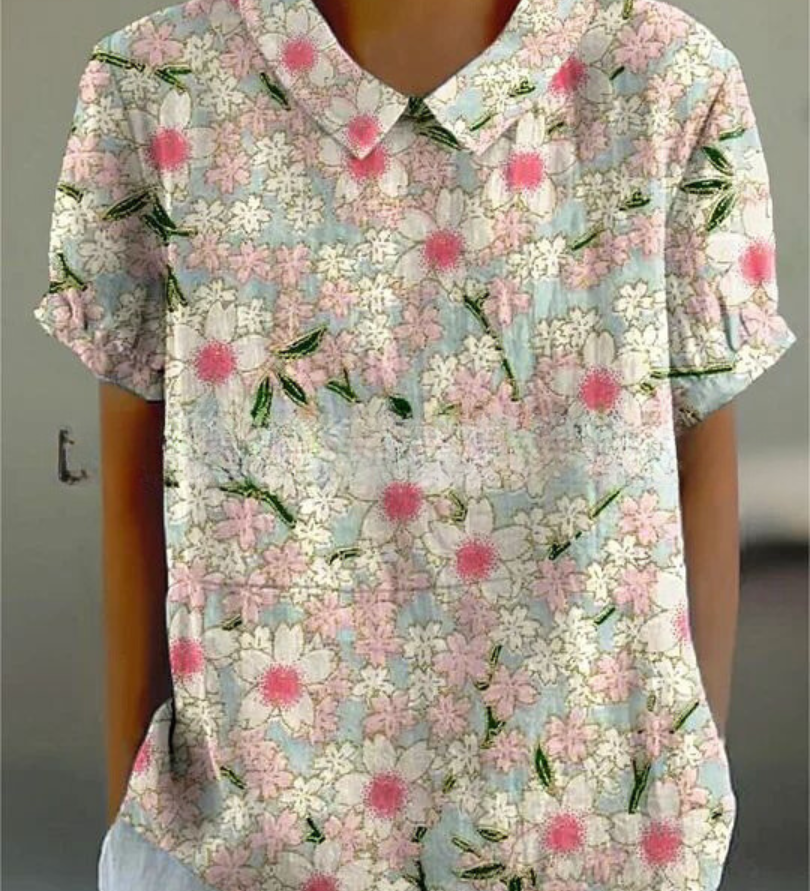 MARLENE™ | Women Vintage Print Shirt