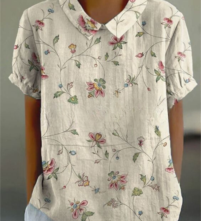 MARLENE™ | Women Vintage Print Shirt