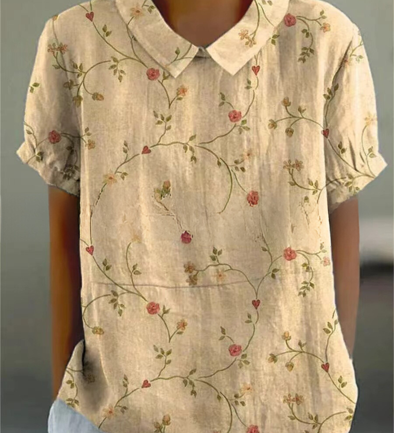 MARLENE™ | Women Vintage Print Shirt