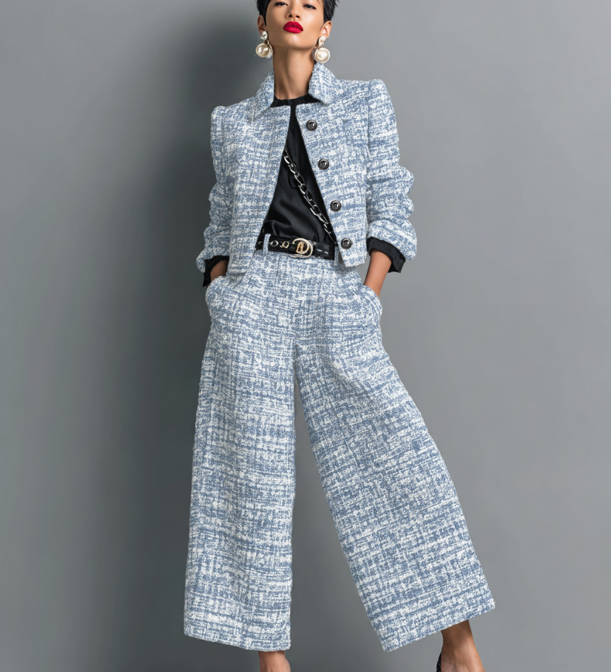 Akira™ Stylish Two-Piece Set | Modern Tailored Co-Ord