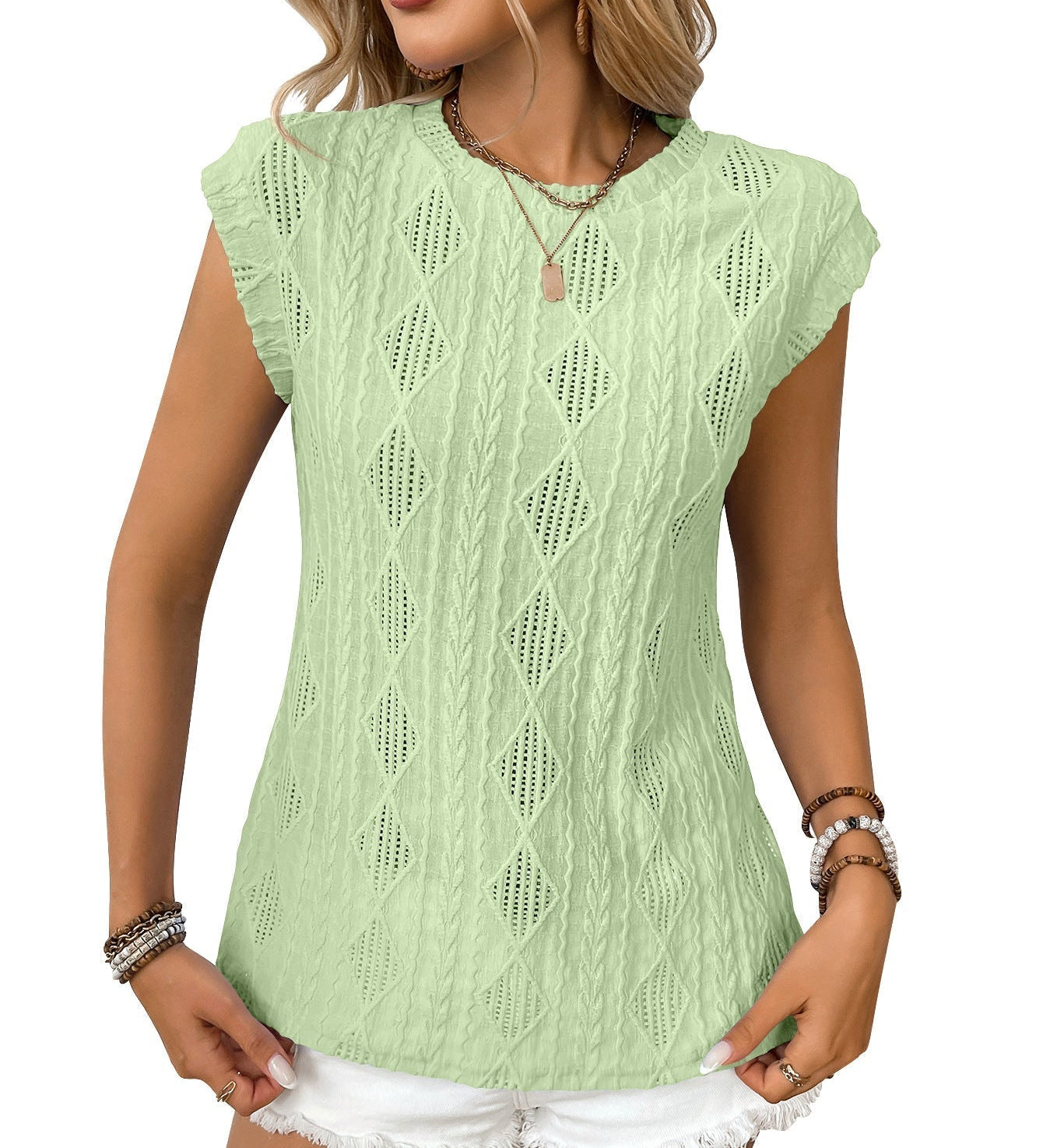 DELICE™ | Women Lightweight Knit Chic Tee