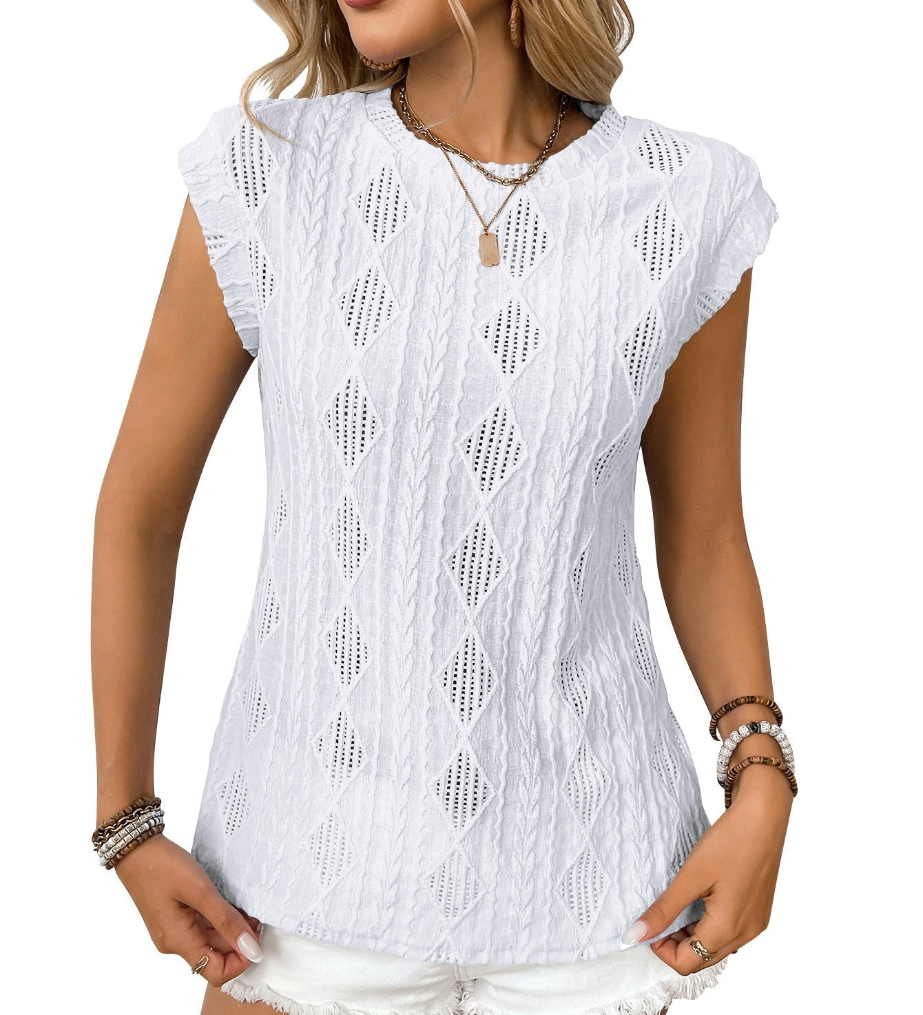 DELICE™ | Women Lightweight Knit Chic Tee