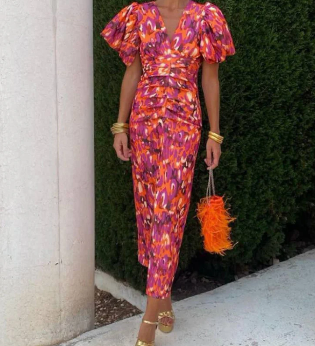 Véronique | Pleated Midi Vibe