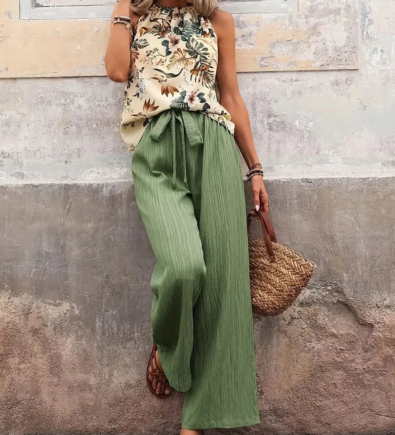 Antonette™| Elegant Sleeveless Two-Piece Set