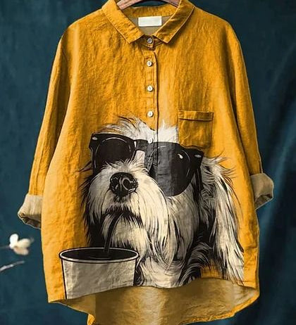 IRIS | Women Dog Art Shirt