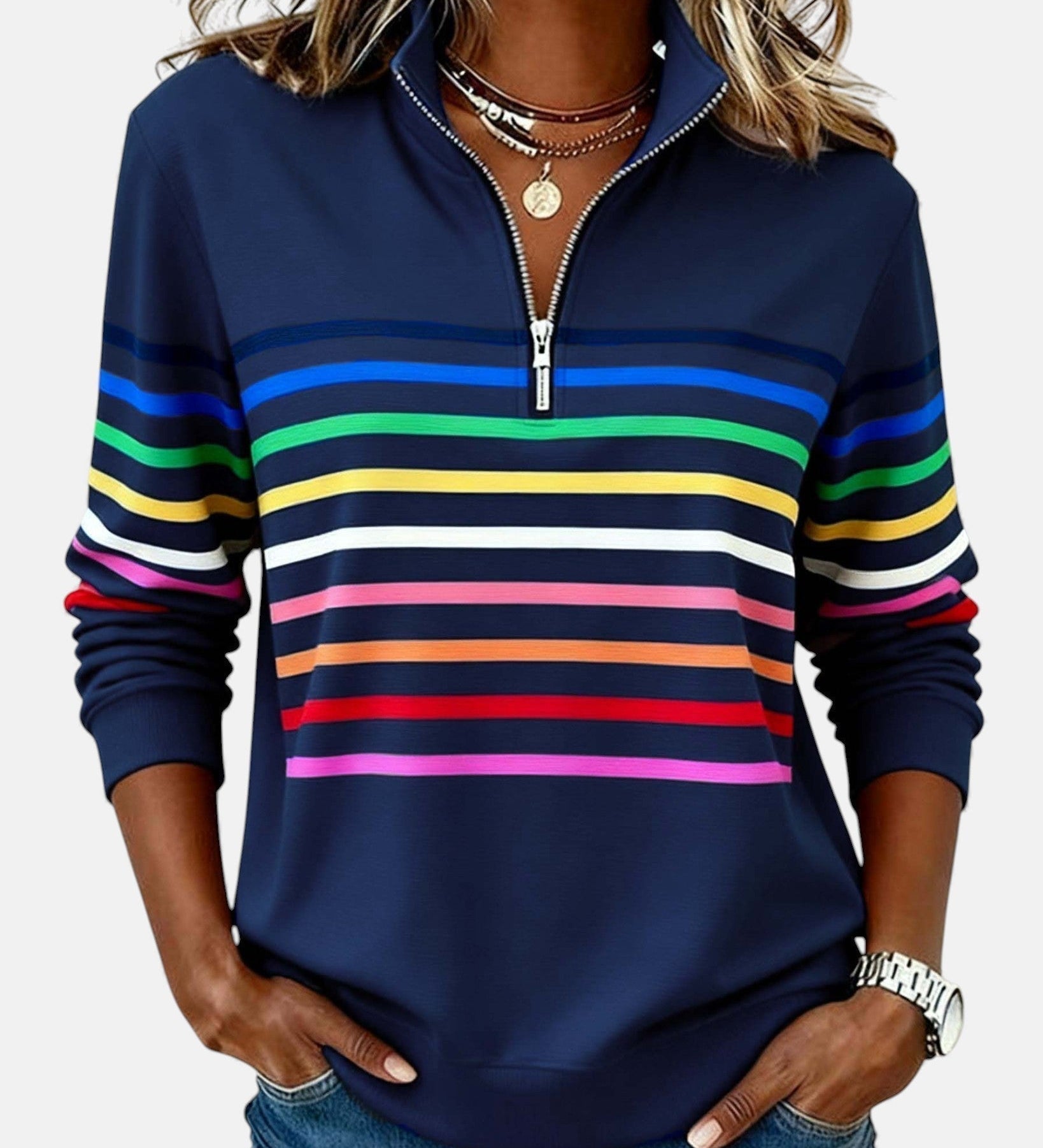 Wren | Classic Cotton Zip Sweatshirt for Everyday Comfort