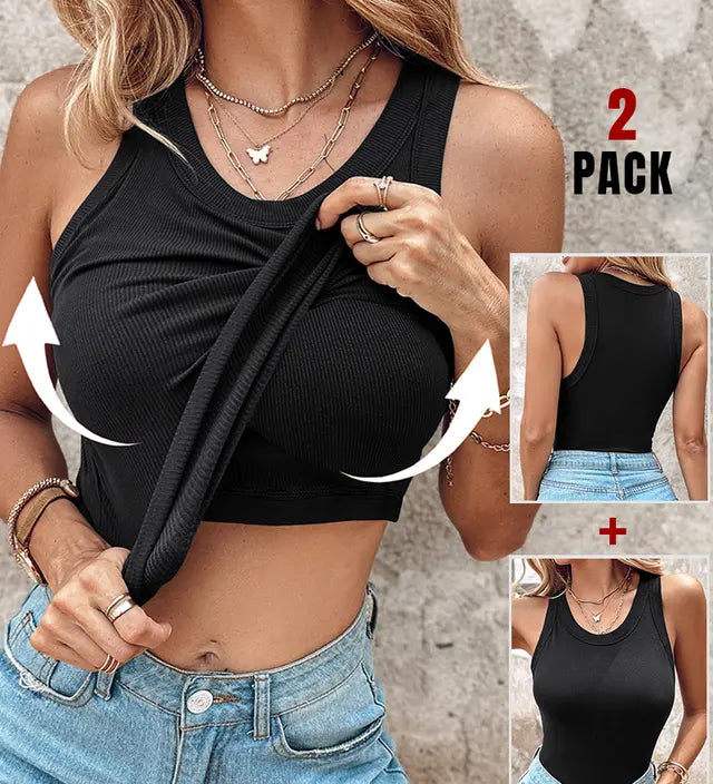 DASHA™ | Comfort Built-In Bra Tank Top (Pack of 2)