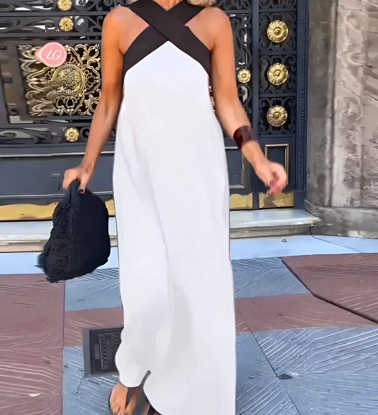 Keira - Breathable Comfortable Crossed Maxi Dress