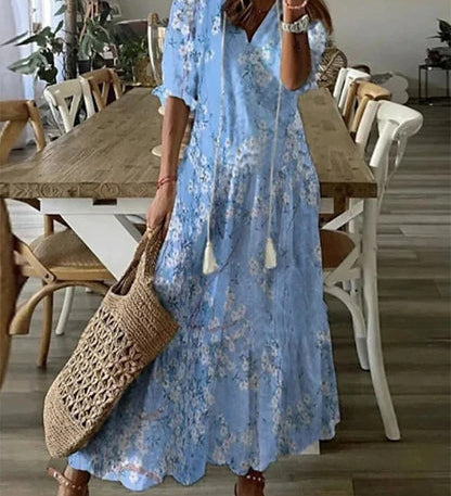 Fallon - Boho Tummy Coverage Dress