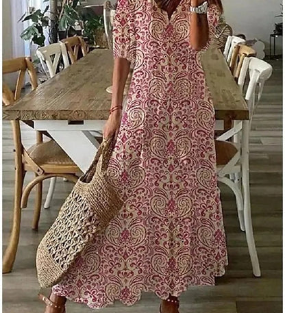 Fallon - Boho Tummy Coverage Dress