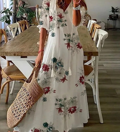 Fallon - Boho Tummy Coverage Dress